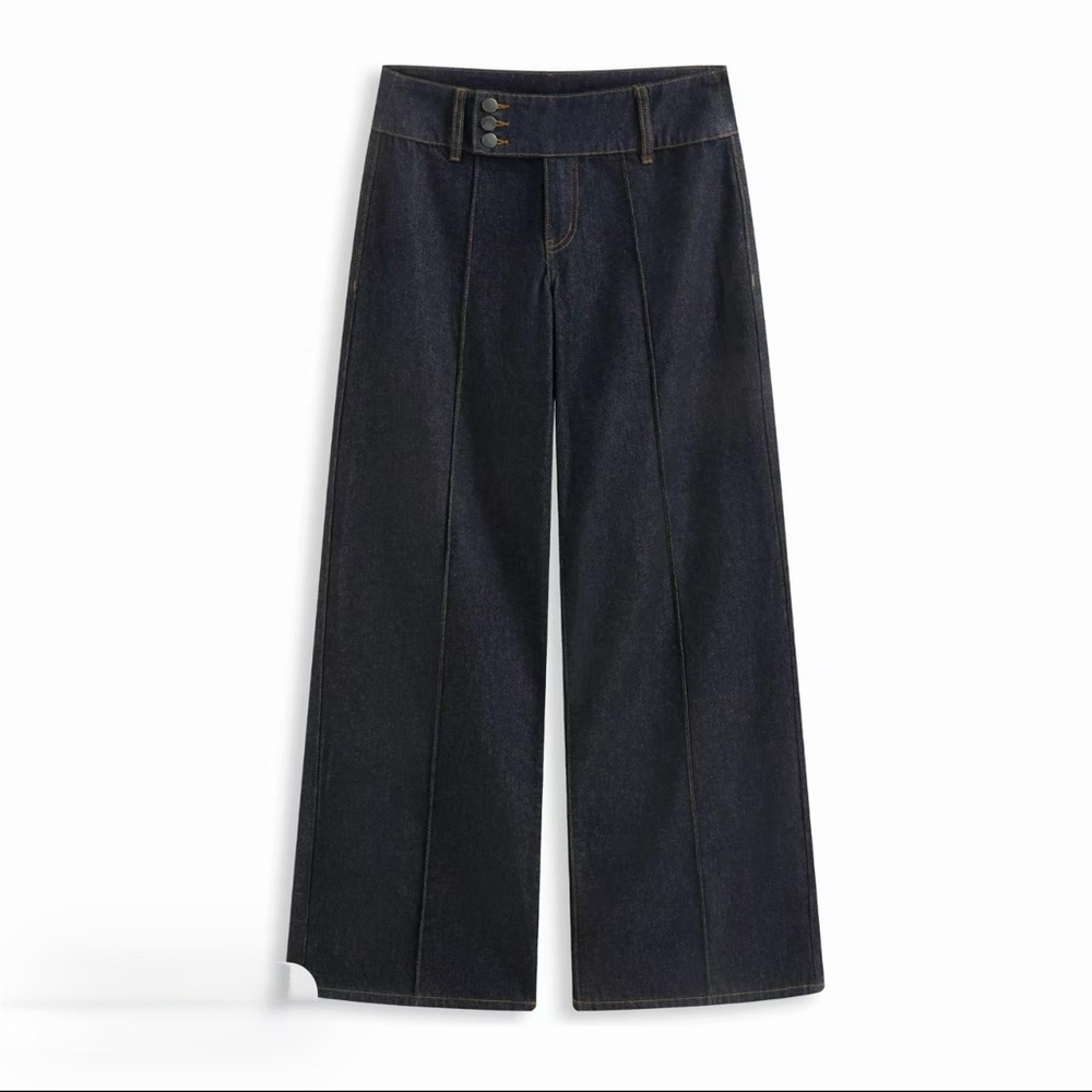 Cider Dark Indigo Flare Jeans